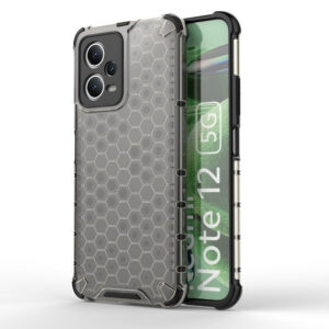 Honeycomb dėklas Xiaomi Redmi Note 12 5G / Poco X5 5G – juodas