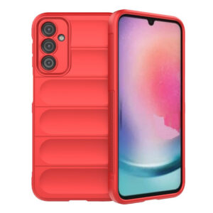 Magic Shield dėklas Samsung Galaxy A24 4G – raudonas