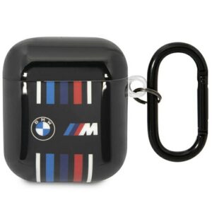 BMW AirPods 1/2 dėklas – juodas, M linijos