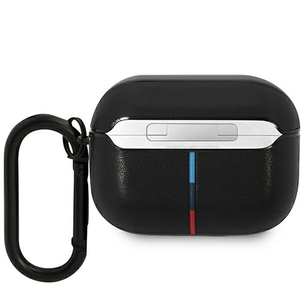 BMW Leather Curved Line AirPods Pro dėklas – juodas