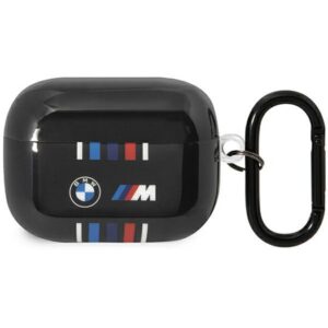 BMW AirPods Pro dėklas – juodas, M Performance juostos
