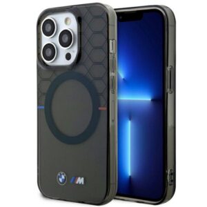 BMW MagSafe dėklas iPhone 14 Pro – pilkas
