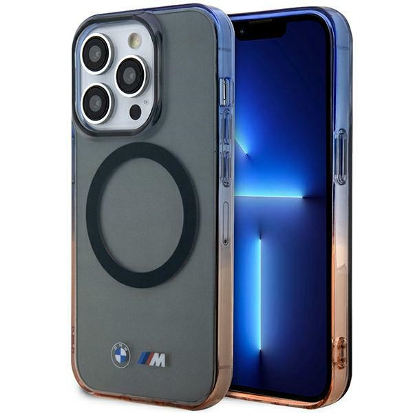 BMW MagSafe dėklas iPhone 14 Pro Max – pilkas