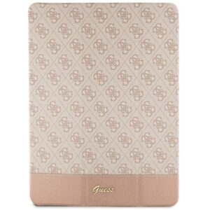 Guess 4G Stripe Allover dėklas, skirtas iPad Pro 12.9" - rožinis