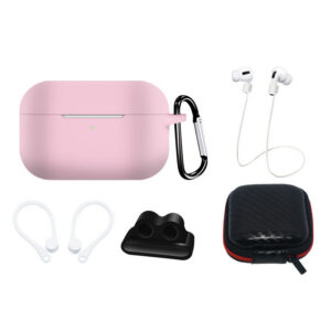 AirPods Pro/Pro 2 silikoninių priedų rinkinys – rožinis