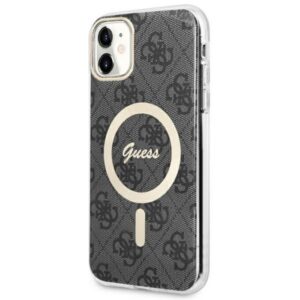 Guess 4G MagSafe dėklas iPhone 11 – juodas