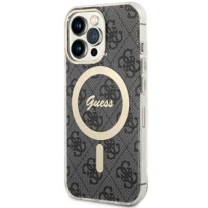 Guess MagSafe dėklas iPhone 13/13 Pro – juodas