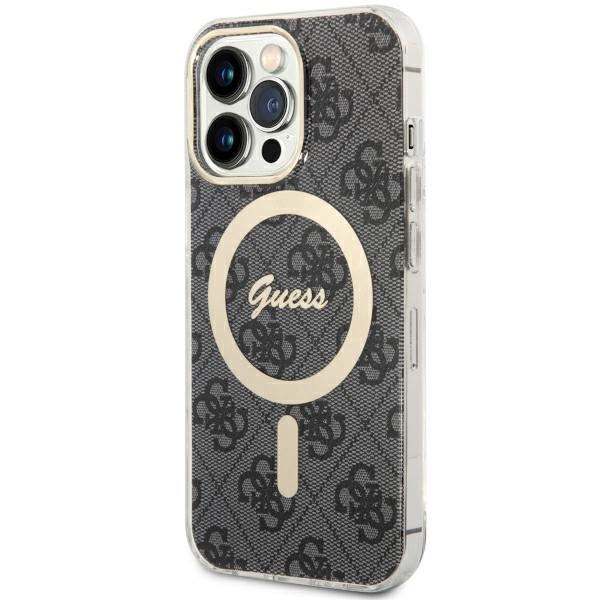 Guess MagSafe dėklas iPhone 13/13 Pro – juodas