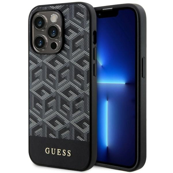 Guess MagSafe dėklas iPhone 14 Pro – juodas
