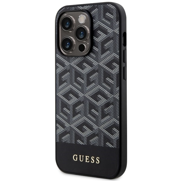 Guess MagSafe dėklas iPhone 14 Pro – juodas