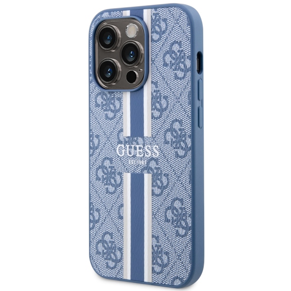 Guess MagSafe dėklas iPhone 14 Pro – mėlynas