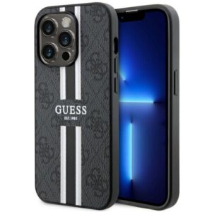 Guess MagSafe dėklas iPhone 14 Pro – juodas