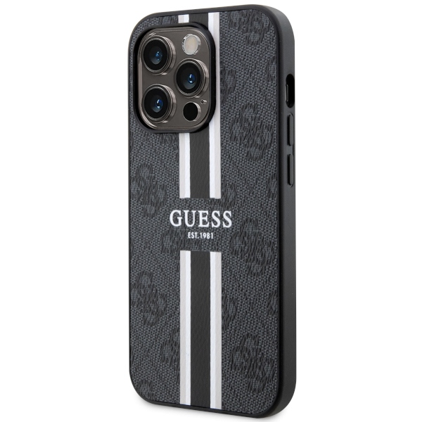 Guess MagSafe dėklas iPhone 14 Pro – juodas