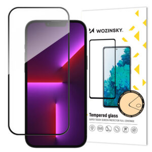 Wozinsky Full Glue grūdintas stiklas iPhone 15 Plus – juodas