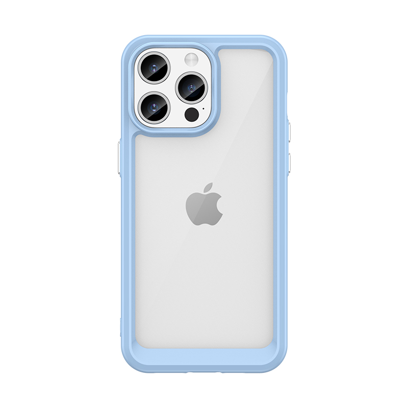 Sustiprintas dėklas iPhone 15 Pro Max Outer Space – mėlynas