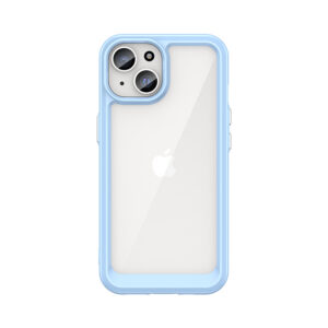 Sustiprintas dėklas iPhone 15 Plus Outer Space – mėlynas