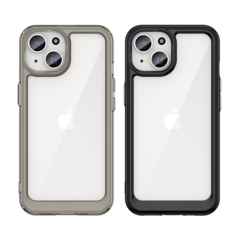 Sustiprintas dėklas iPhone 15 Plus Outer Space – mėlynas