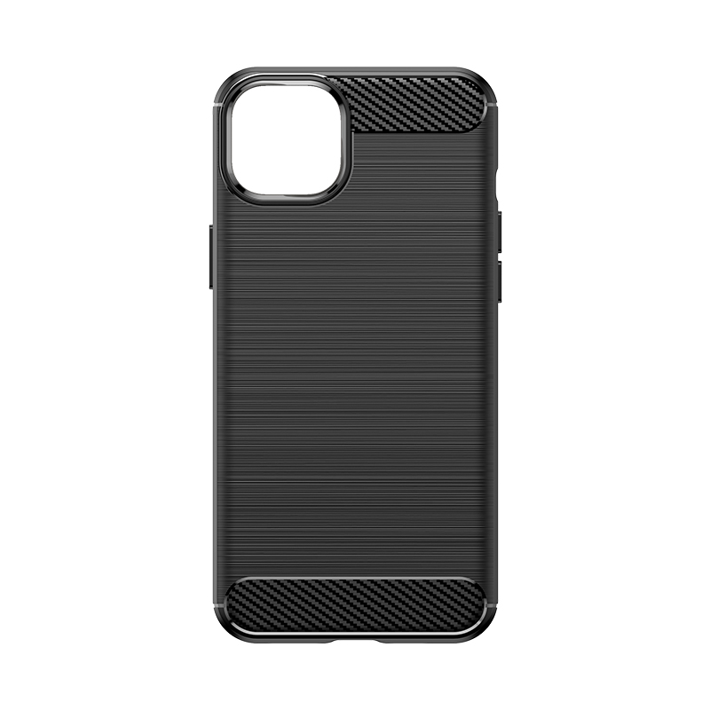 TPU dėklas iPhone 15 Plus Carbon Case – mėlynas