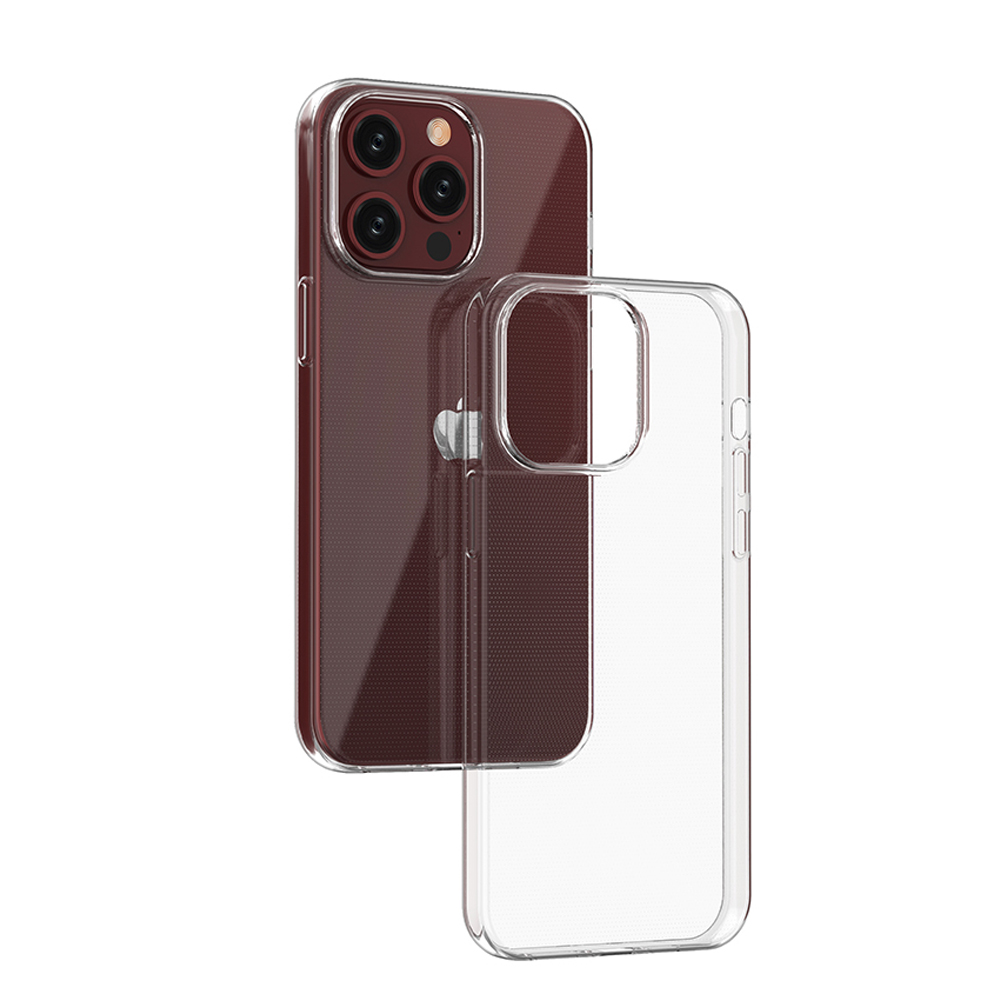 Skaidrus TPU dėklas iPhone 15 Pro Max – Ultra Clear 0,9 mm