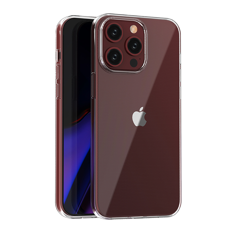 Skaidrus TPU dėklas iPhone 15 Pro Max – Ultra Clear 0,9 mm