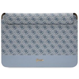 Guess 4G Stripe Metal Logo dėklas 14" nešiojamajam kompiuteriui - mėlynas