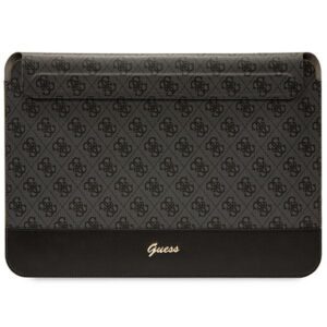 Guess 4G Stripe Metal Logo dėklas 14" nešiojamajam kompiuteriui - juodas