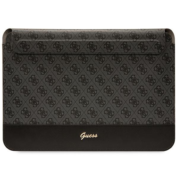 Guess 4G Stripe Metal Logo dėklas 14" nešiojamajam kompiuteriui - juodas