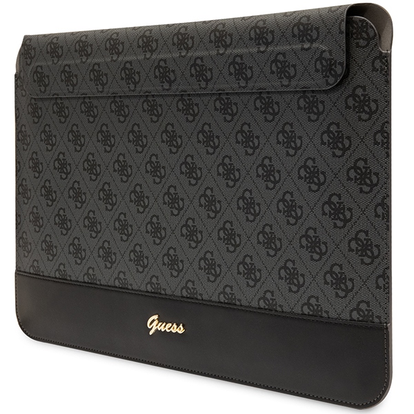 Guess 4G Stripe Metal Logo dėklas 14" nešiojamajam kompiuteriui - juodas