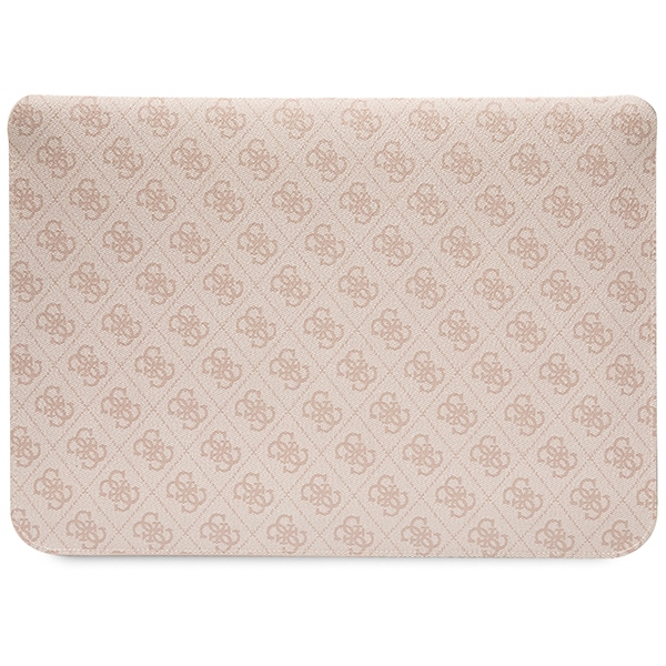 Guess 4G Stripe Metal Logo dėklas 14" nešiojamajam kompiuteriui - rožinis