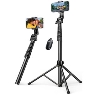 Ugreen LP680 selfi lazda su stovu ir Bluetooth nuotoliniu valdymu 1,8 m - juodas