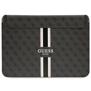 Guess 4G Printed Stripes dėklas 14" nešiojamam kompiuteriui - juodas