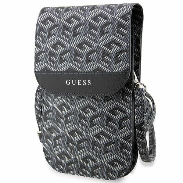 Guess Krepšys GUWBHGCFSEK juodas/juodas GCube Stripe