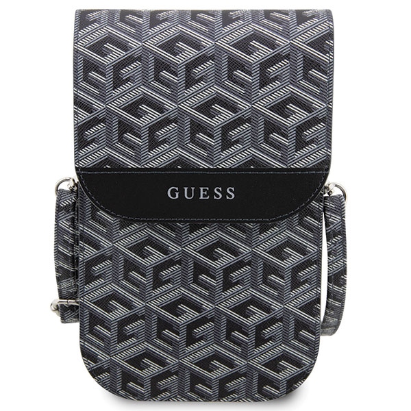 Guess Krepšys GUWBHGCFSEK juodas/juodas GCube Stripe