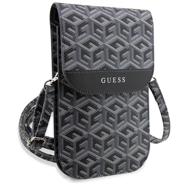 Guess Krepšys GUWBHGCFSEK juodas/juodas GCube Stripe