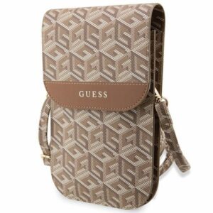 Guess rankinė GUWBHGCFSEW ruda/ruda GCube Stripe