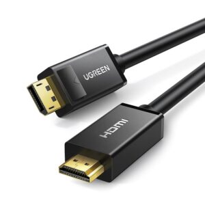 DisplayPort - HDMI kabelis Ugreen DP101 4K 3m - juodas