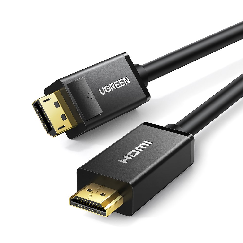 DisplayPort - HDMI kabelis Ugreen DP101 4K 3m - juodas