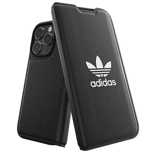 Adidas atverčiamas dėklas iPhone 14 Pro – juodas