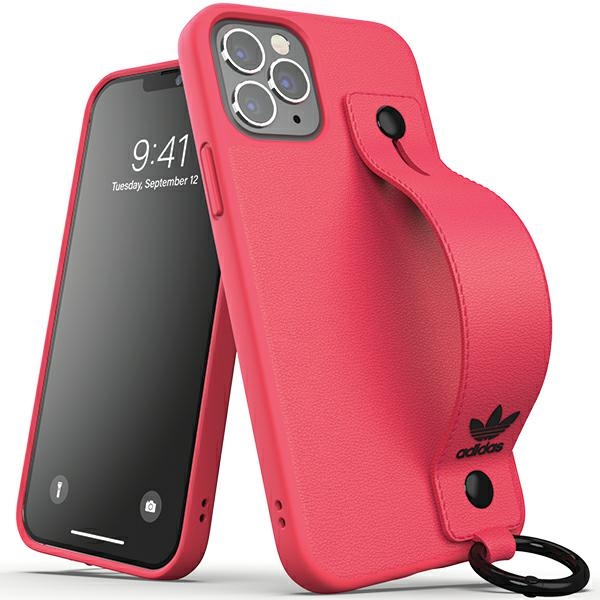 Adidas OR Hand Strap dėklas iPhone 12/12 Pro – rožinis