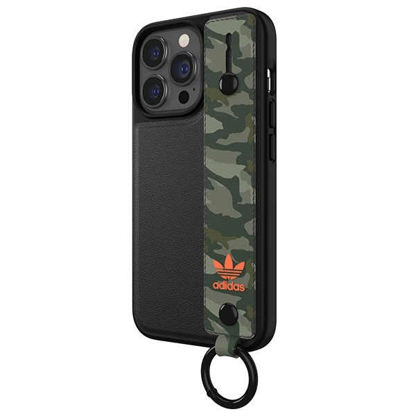 Adidas OR dėklas su dirželiu iPhone 13/13 Pro, juodai žalias