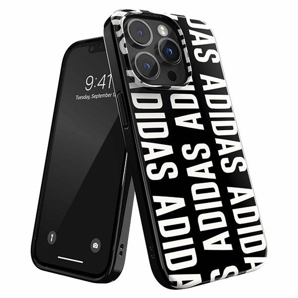 Adidas Snap Case Logo dėklas iPhone 14 Pro – juodas