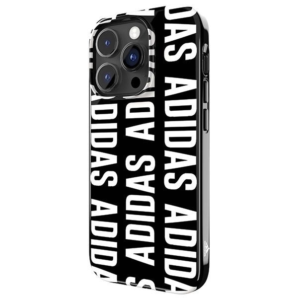 Adidas Snap Case Logo dėklas iPhone 14 Pro – juodas