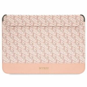 Guess GCube Stripes dėklas 14" nešiojamam kompiuteriui - rožin is