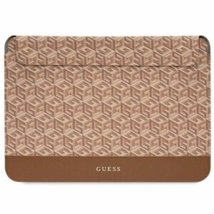 Guess GCube Stripes dėklas 14" nešiojamam kompiuteriui - rudas