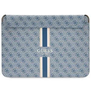 Guess 4G Printed Stripes dėklas 14" nešiojamam kompiuteriui - mėlynas
