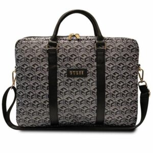 Guess GCube Stripes krepšys 16" nešiojamajam kompiuteriui - juodas