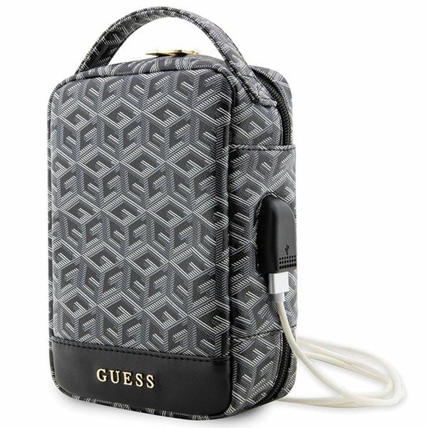 Guess krepšys GUHBHGCFSEK Organizer juodas/juodas GCube Stripe