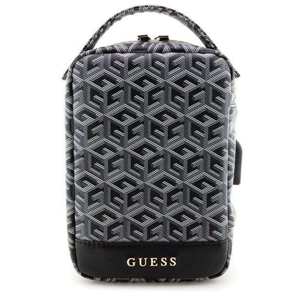 Guess krepšys GUHBHGCFSEK Organizer juodas/juodas GCube Stripe
