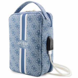 Guess krepšys GUHBP4RPSB Organizer mėlynas/mėlynas 4G Printed Stripes