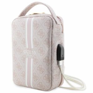 Guess Bag GUHBP4RPSP Organizatorius rožinė/rožinė 4G Printed Stripes